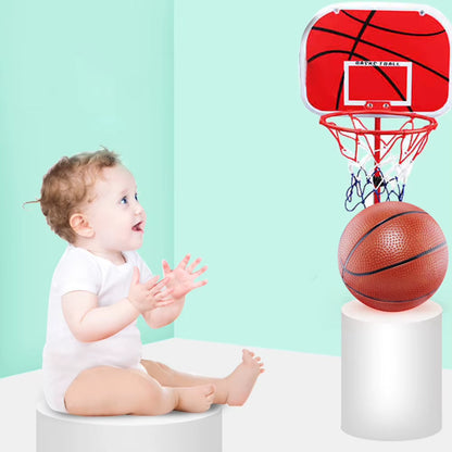Basketball Goals with Ball and Pump Mini Basketball Hoop Adjustable Basketball Hoop Set Indoor Outdoor Play for Kids