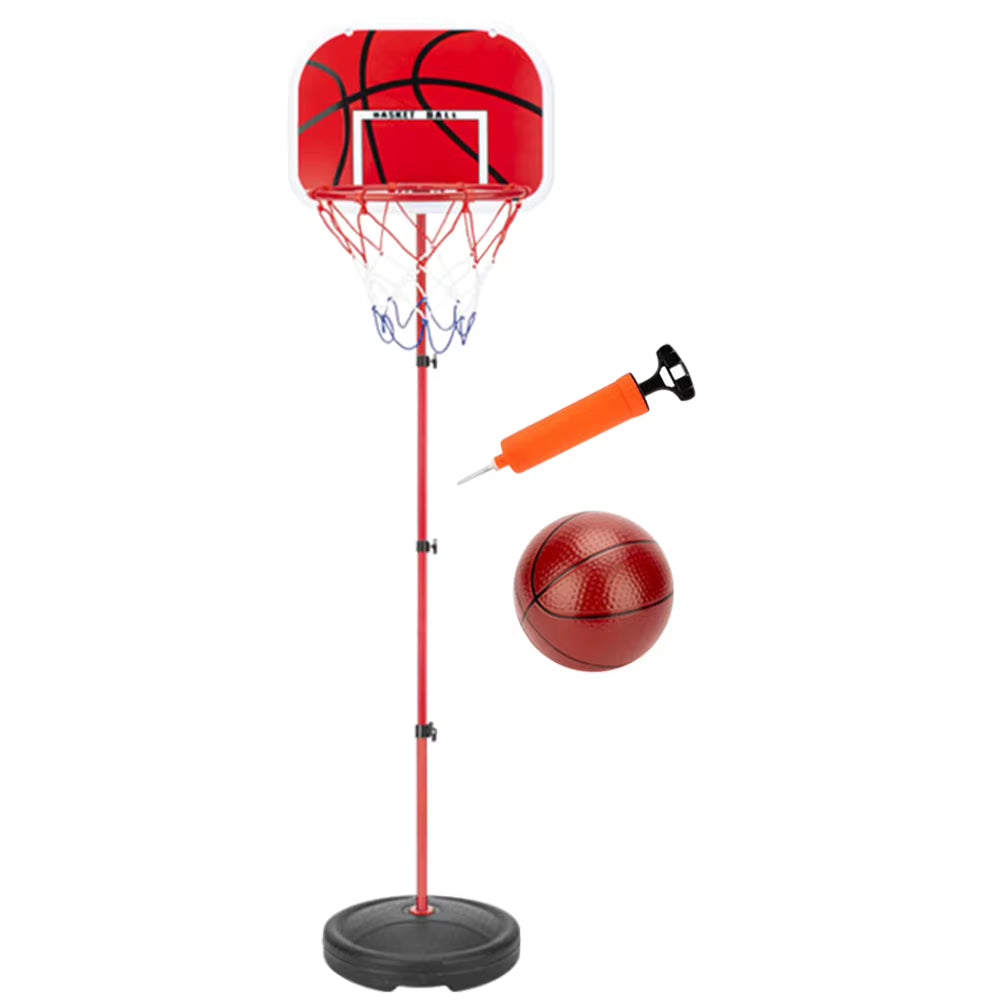 Basketball Goals with Ball and Pump Mini Basketball Hoop Adjustable Basketball Hoop Set Indoor Outdoor Play for Kids