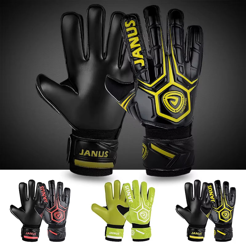 Finger Protection Soccer Gloves Adult Series Football Goalkeeper Gloves Kids Luvas De Futebol Anti-Skid Soccer Gloves