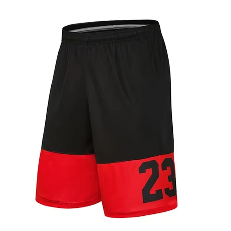 Mens Sports Shorts Breathable Loose Soccer Jersey Loose Beach Scanties Running Basketball Football Training Breechcloth
