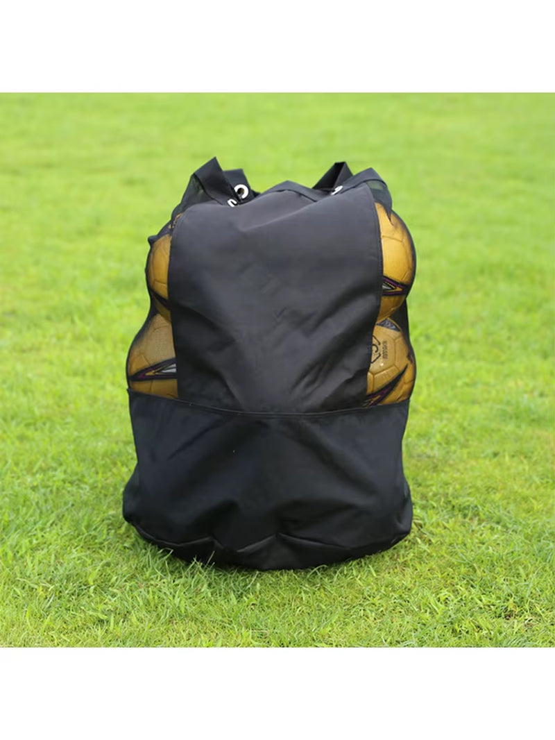 1Pc Shoulder Bag Ball Bag Large Capacity Soccer Basketball Volleyball Bag Shoulder Mesh Bag Storage Bag Large Ball Bag Thickened