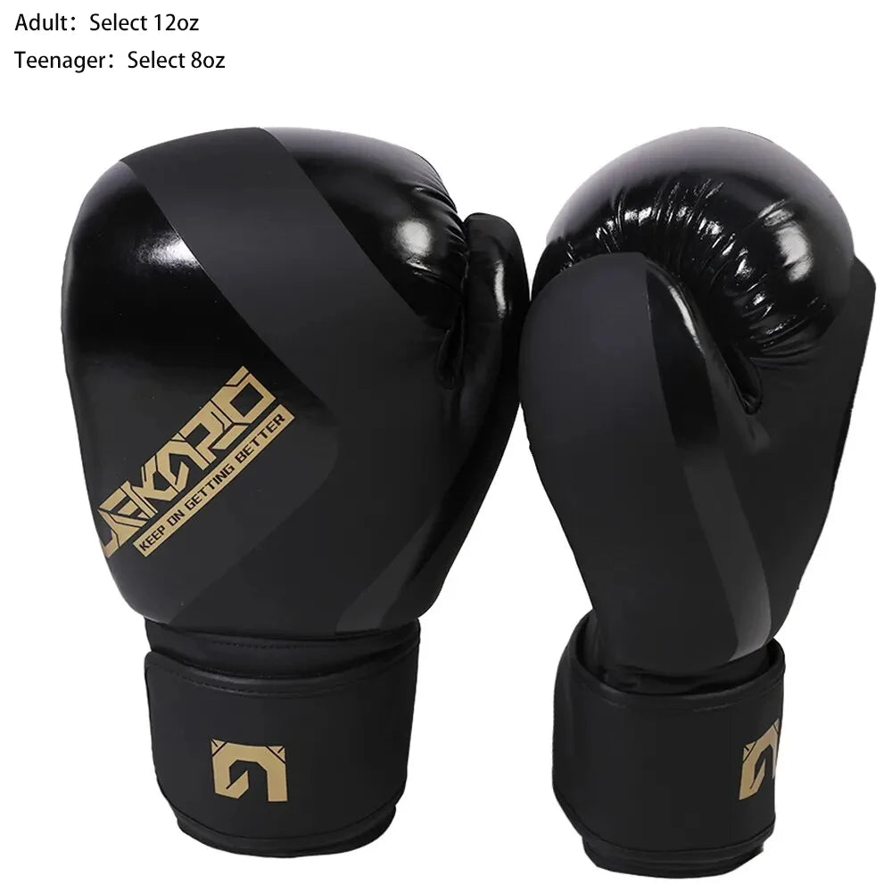 Adult Professional 12Oz Boxing Gloves for Muay Thai, Sanda & Fighting – Sport Stylings