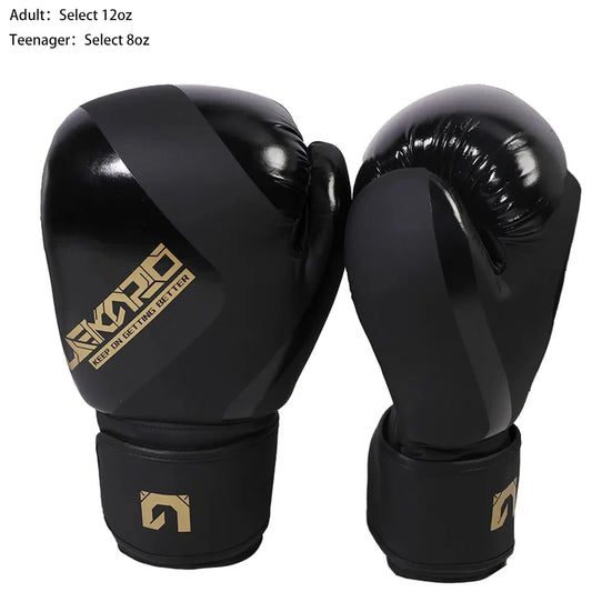 Adult Professional 12Oz Boxing Gloves for Muay Thai, Sanda & Fighting – Sport Stylings
