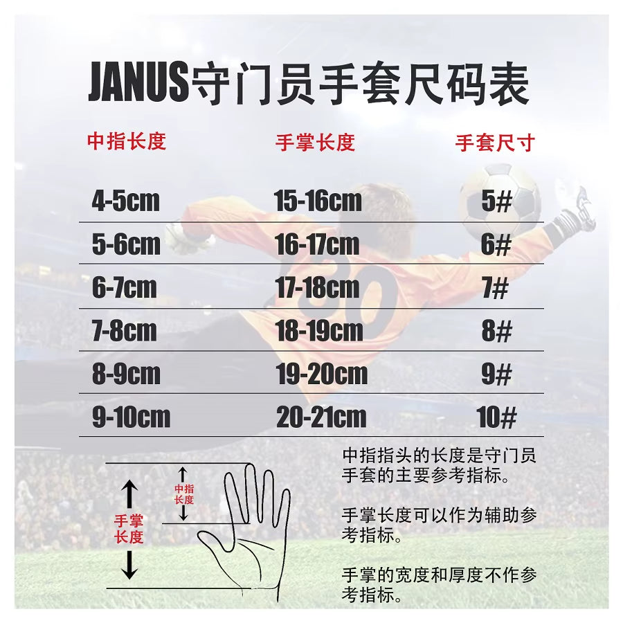 Finger Protection Soccer Gloves Adult Series Football Goalkeeper Gloves Kids Luvas De Futebol Anti-Skid Soccer Gloves