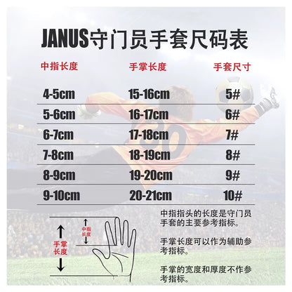 Finger Protection Soccer Gloves Adult Series Football Goalkeeper Gloves Kids Luvas De Futebol Anti-Skid Soccer Gloves