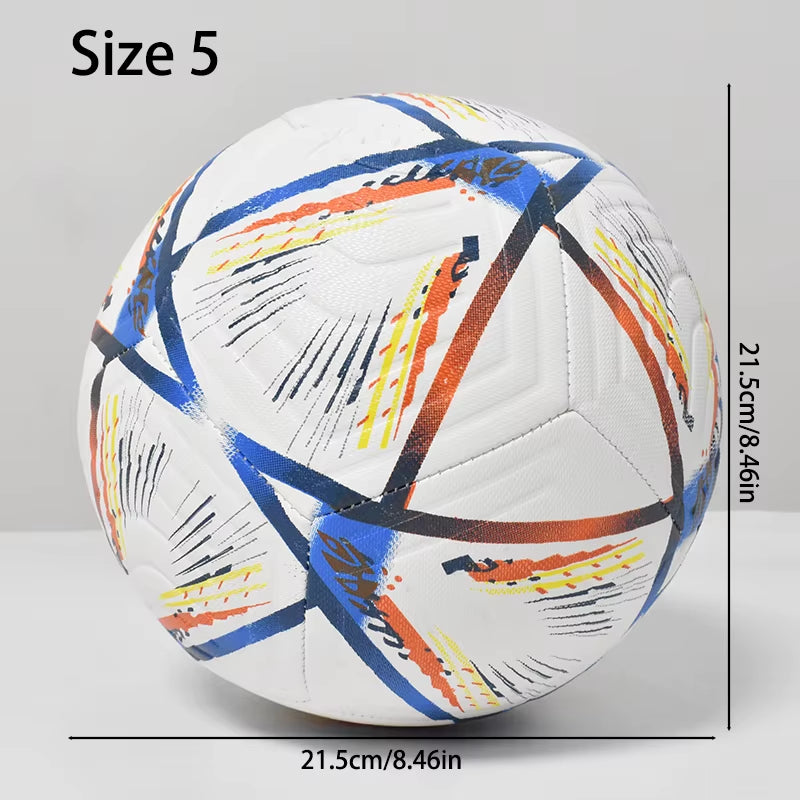 Size 5 Soccer Ball Official PU Classic Soccer Wear Resistant Outdoor Sports Football